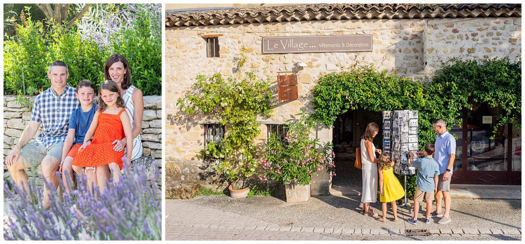 Une séance photo de famille à Bonnieux et Lourmarin, Luberon, Provence