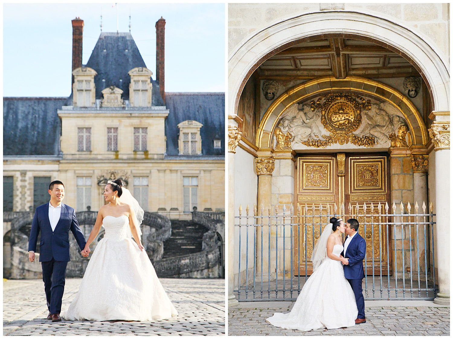 Marie-Calfopoulos-Provence-Paris-Photographer-Pre-Wedding-Photo-Session-Fontainebleau-Chateau-Palace-Castle_1