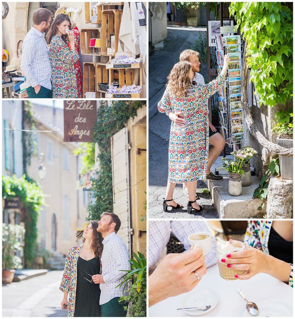 A sweet honeymoon photo session in the heart of Luberon, Provence