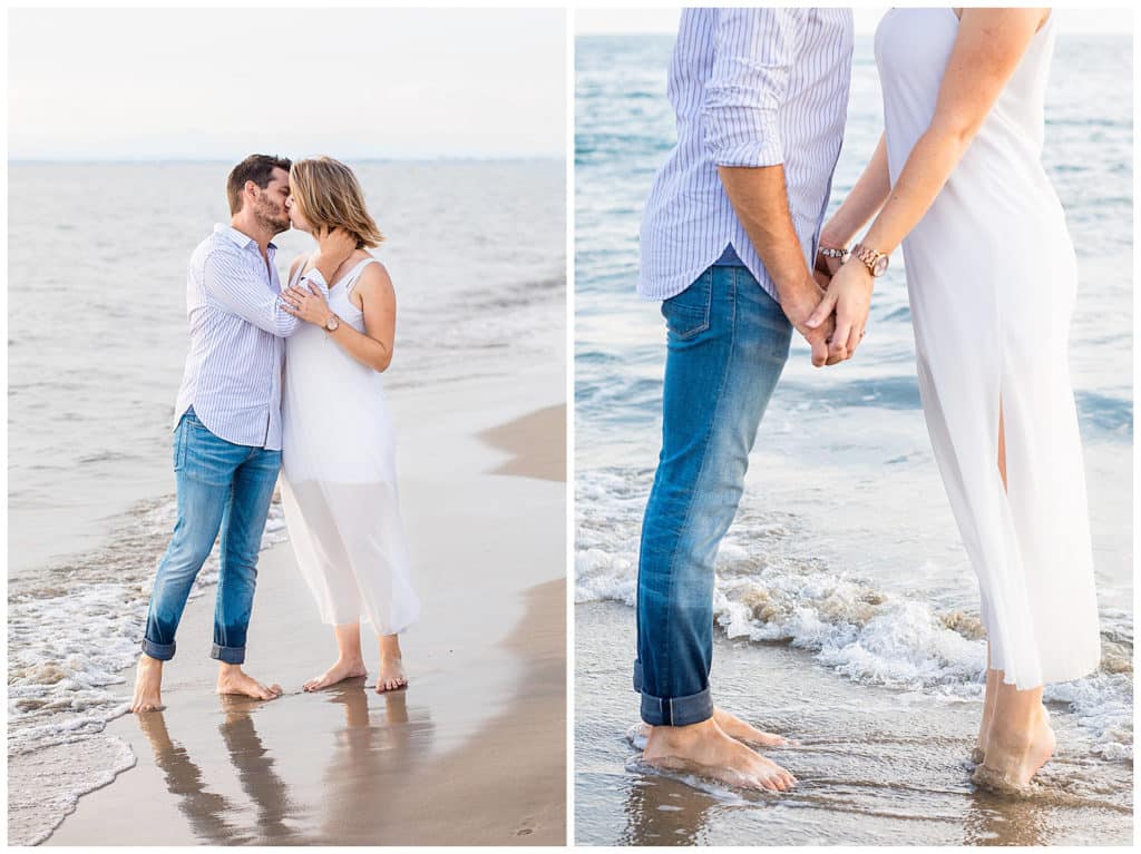 An engagement and family photo session on Espiguette beach in Le Grau du Roi in Camargue