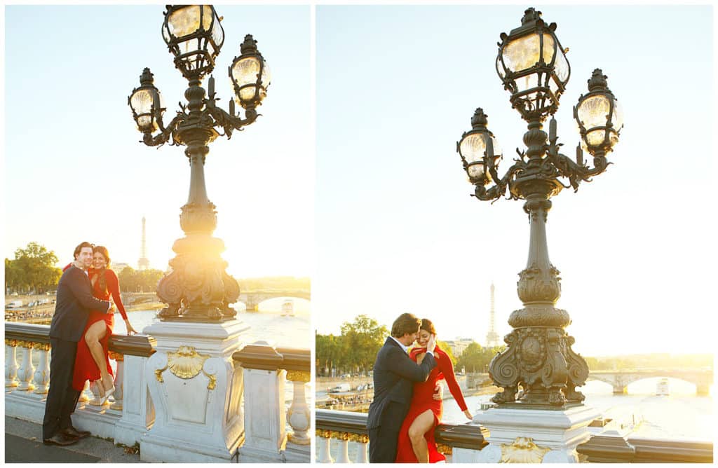 Une demande en mariage féérique devant la Tour Eiffel à Paris
