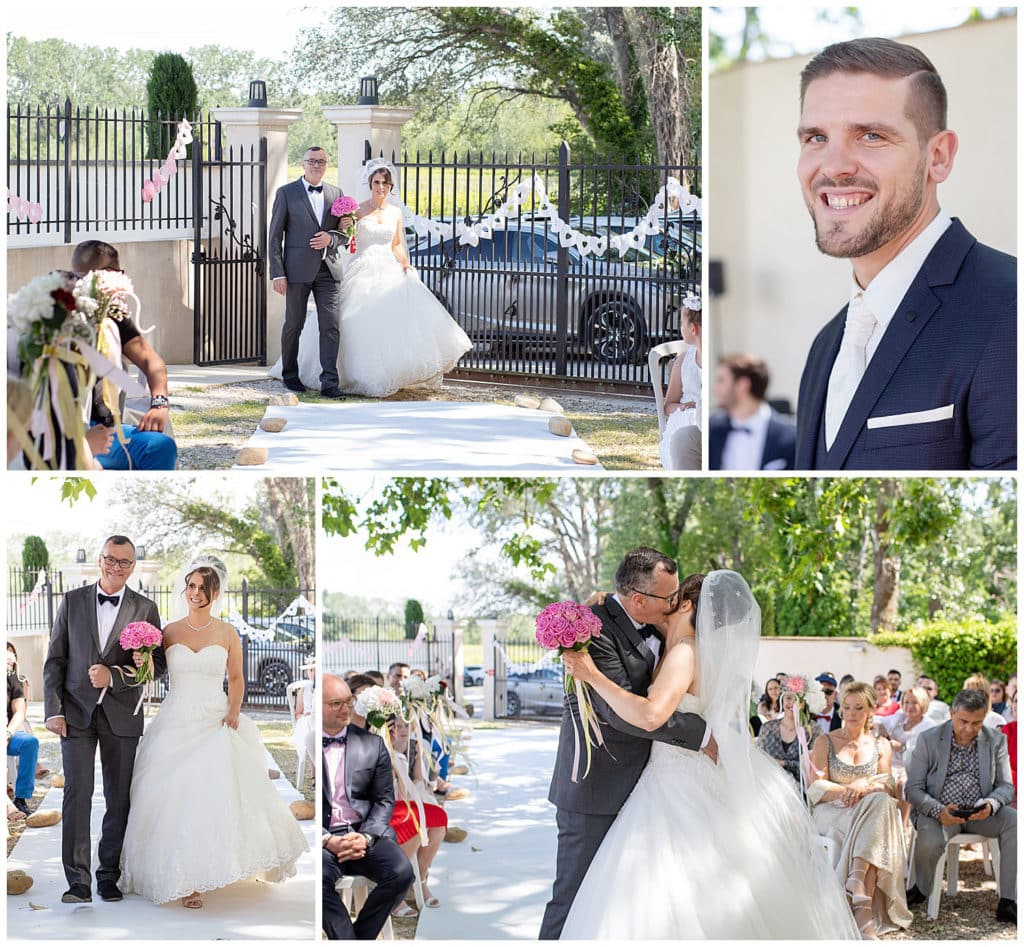 Mariage à Châteauneuf du Pape à l'Espace de l'Hers