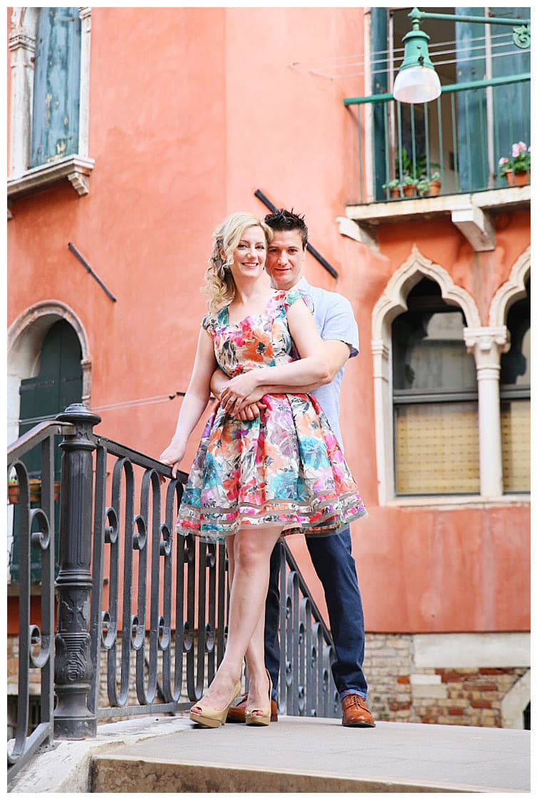 Marie Calfopoulos Photographe couple anniversaire de mariage Venise Italie