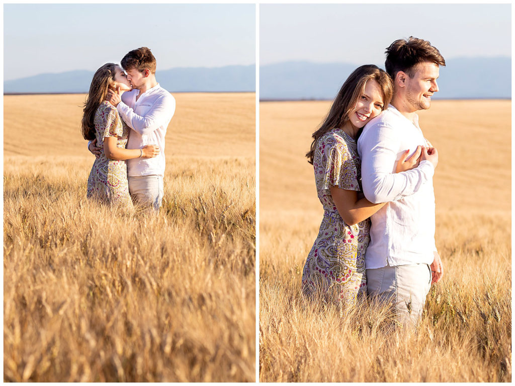 An anniversary photo session in the lavender fields of Valensole, Provence